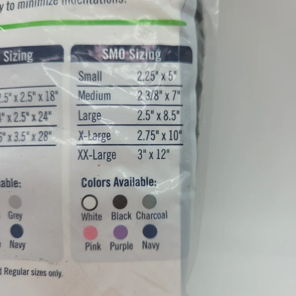 NEW SmartKnit Adult Seamless AFO Interface Pair Of Socks Adult Regular New Black
